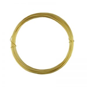 22 gauge gold plated copper craft wire - 0.6mm diameter