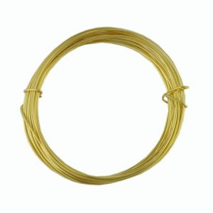 1mm gold plated craft wire - 18 gauge craft wire