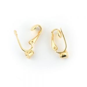 Ear Clip Earstud Converter Gold Plated