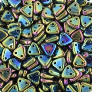 2 Hole Triangle Beads