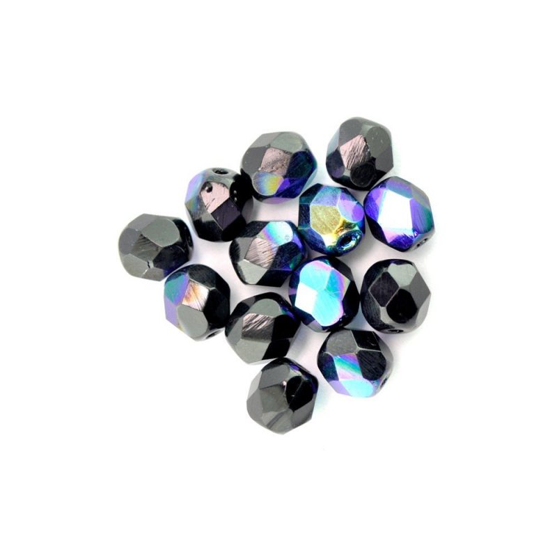 gutermann 4mm faceted glass beads