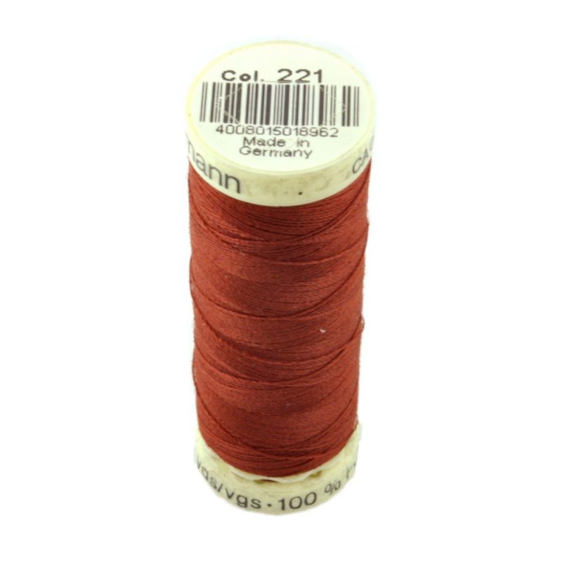 Sew All Thread 100m Reel 221 Rusty Red