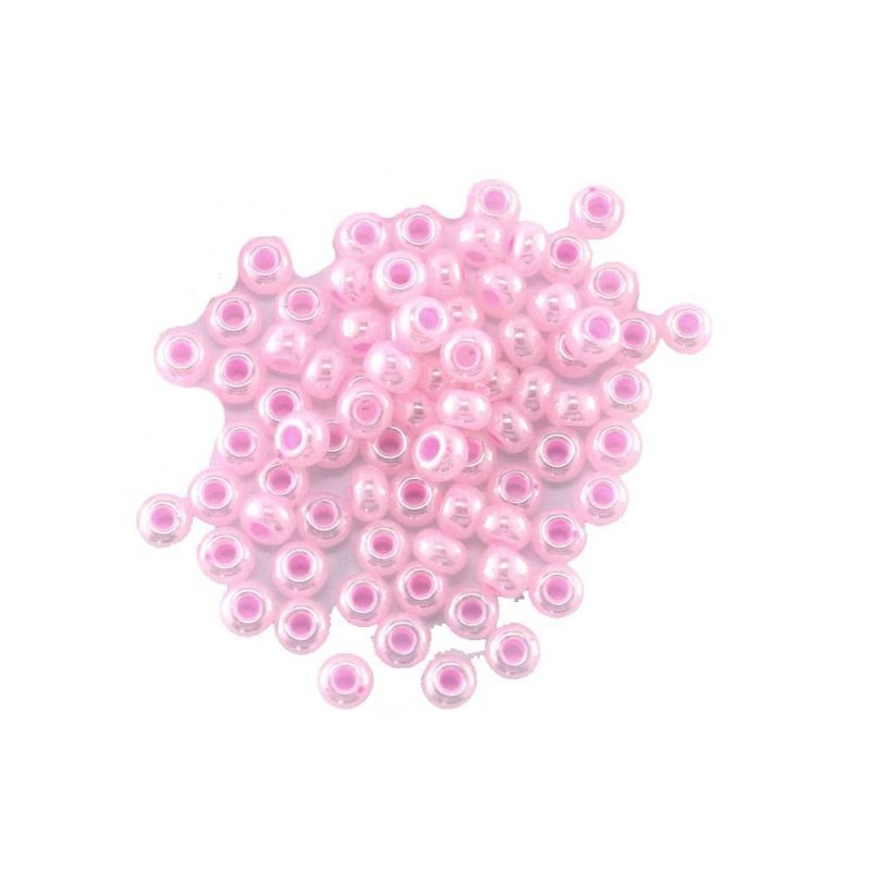 Size 9/0 Seed Beads 4965 Light Pink Pearl