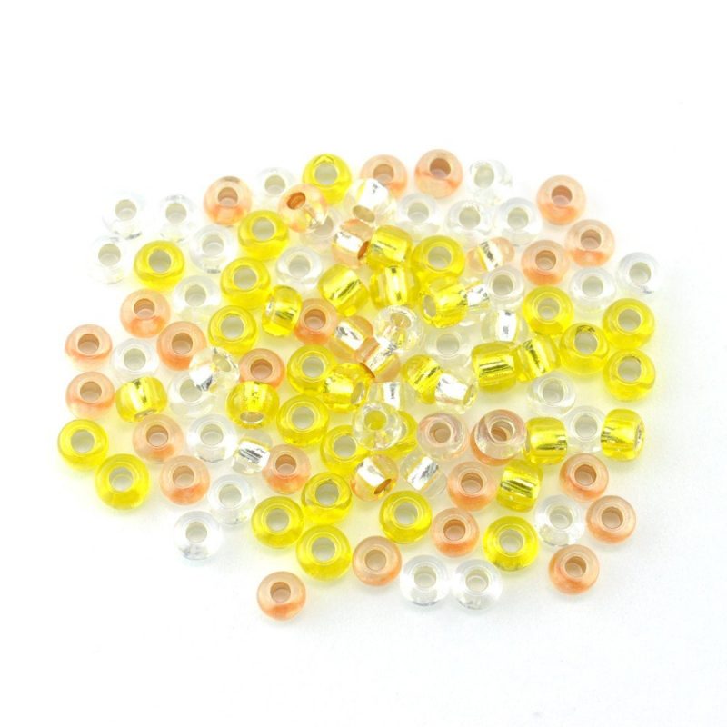 Size 9/0 Seed Beads 9901 Gold Mix