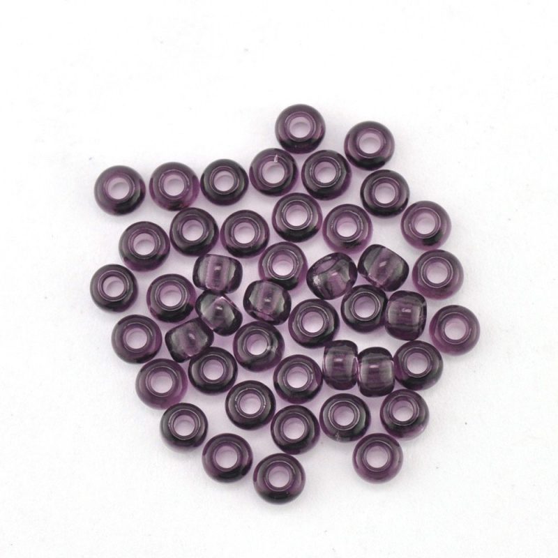 Size 9/0 Washable Seed Beads 5505 Dark Amethyst