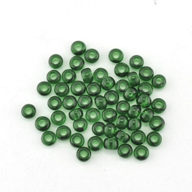 Size 9/0 Washable Seed Beads 8067 Dark Green