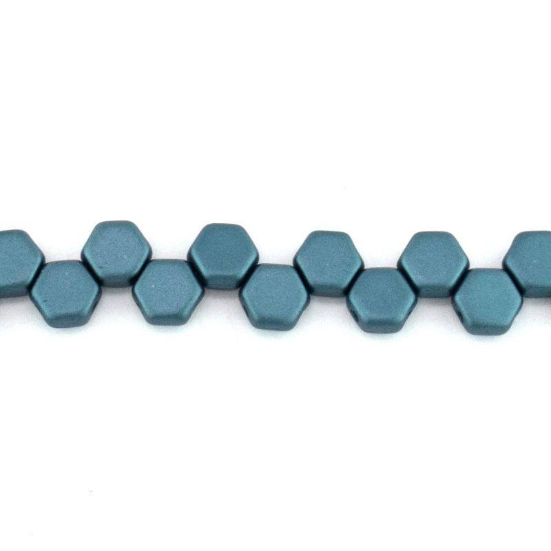 Honeycomb Bead Pastel Petrol - 5