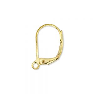 Lever Back Ear Wires Gold Plated