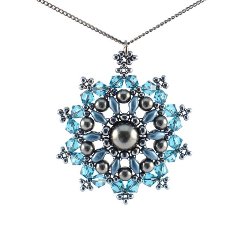 Mandala Pendant Bead Weaving Pattern - Image 5