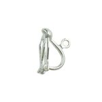 Mini Ear Clip Silver Plated