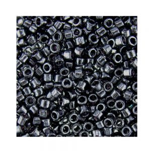 Miyuki Delica Beads DB001 Gunmetal