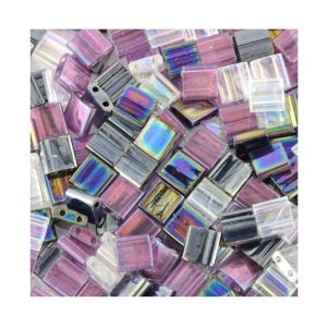 Miyuki Tila beads, Miyuki Half tila beads and Quarter tila beads