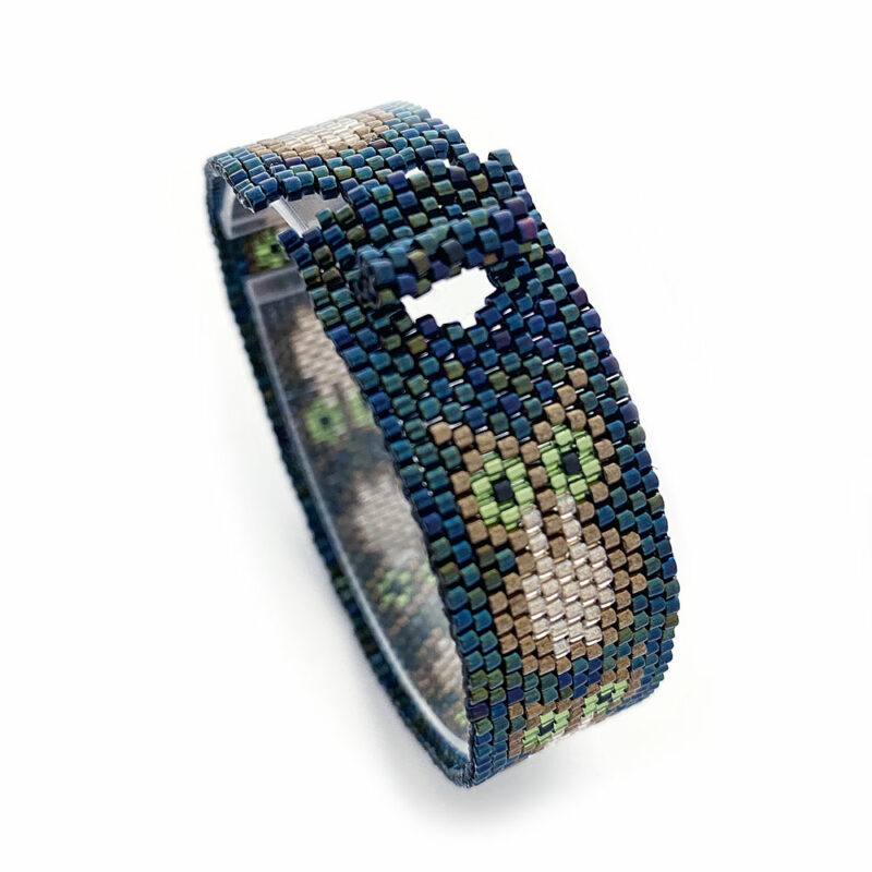 Night Owl Bracelet Peyote Stitch Beading Kit toggle