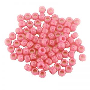 Opaque Pony Bead Pink