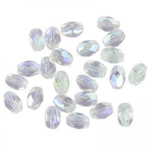 Czech glass oval beads