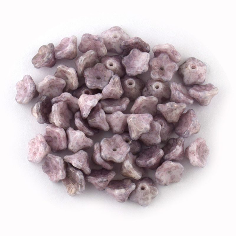 Bell Flower Two Tone Purple-Grey - 100
