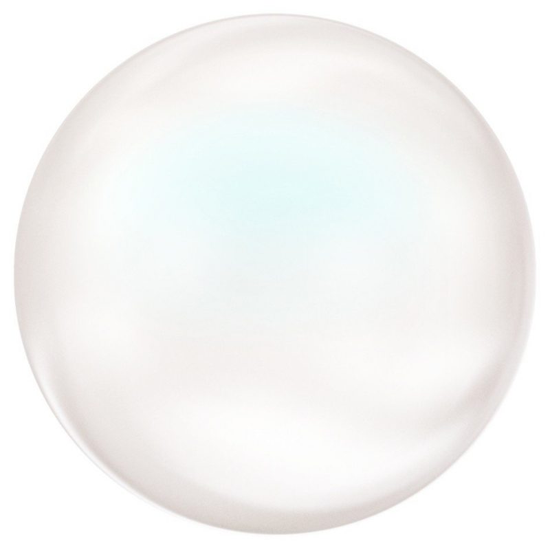 8mm Preciosa Pearlescent White pearls