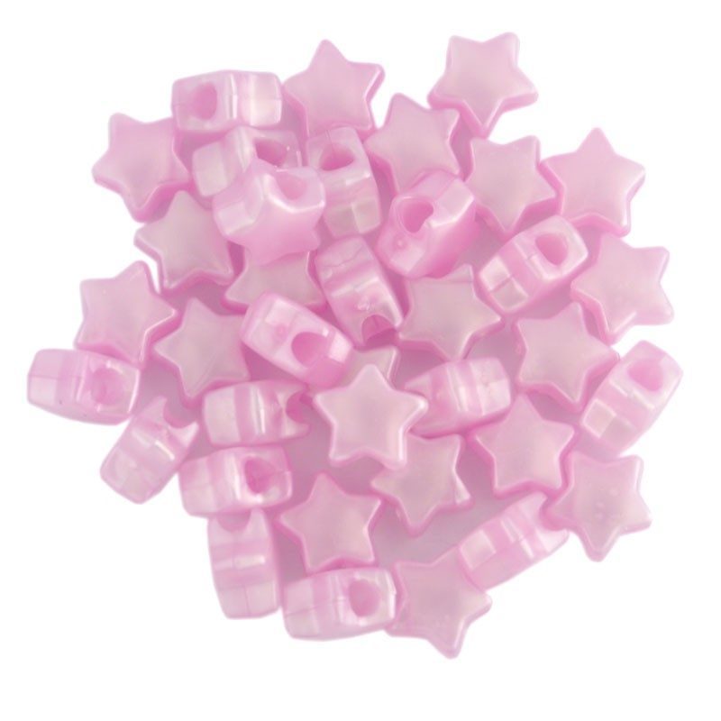 Pearl Star Bead Lt. Pink