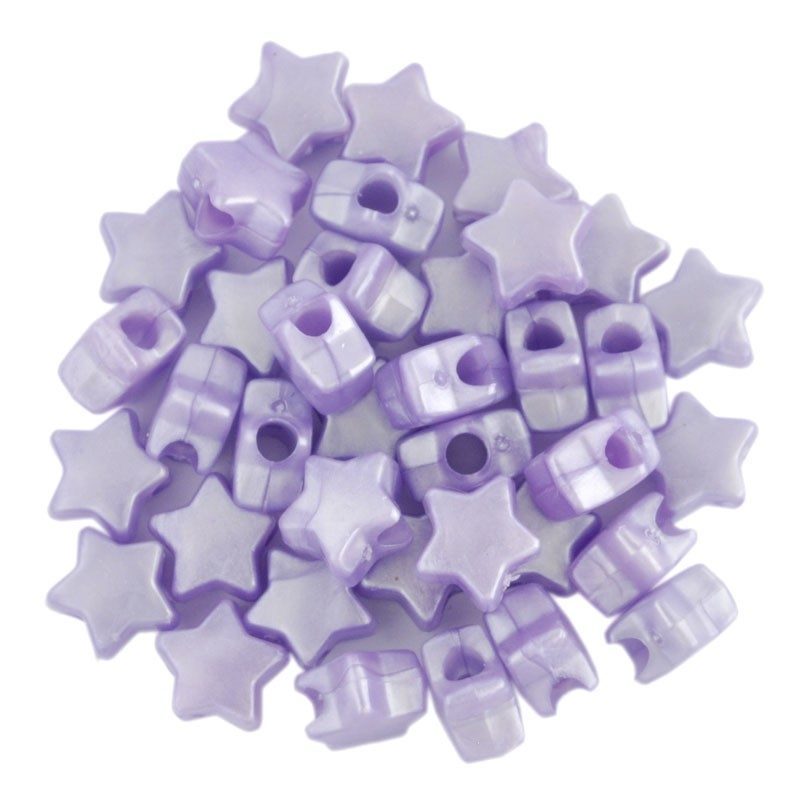 Pearl Star Bead Lilac