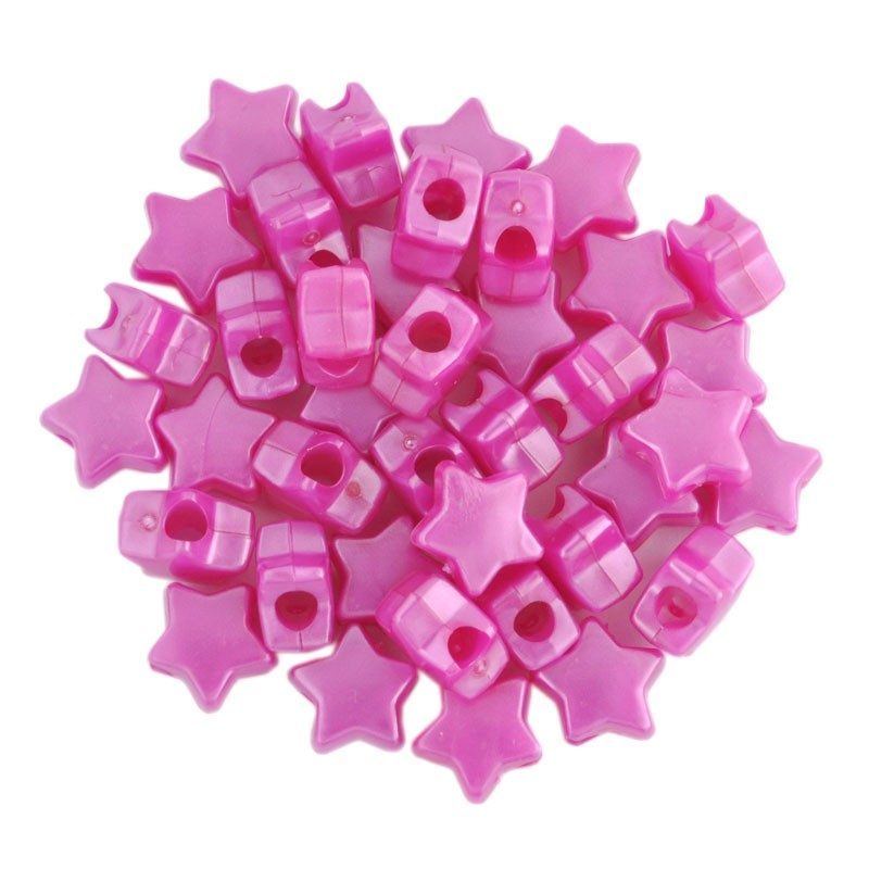 Pearl Star Bead Pink