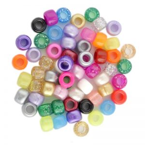 Plastic Bead Pony Mix