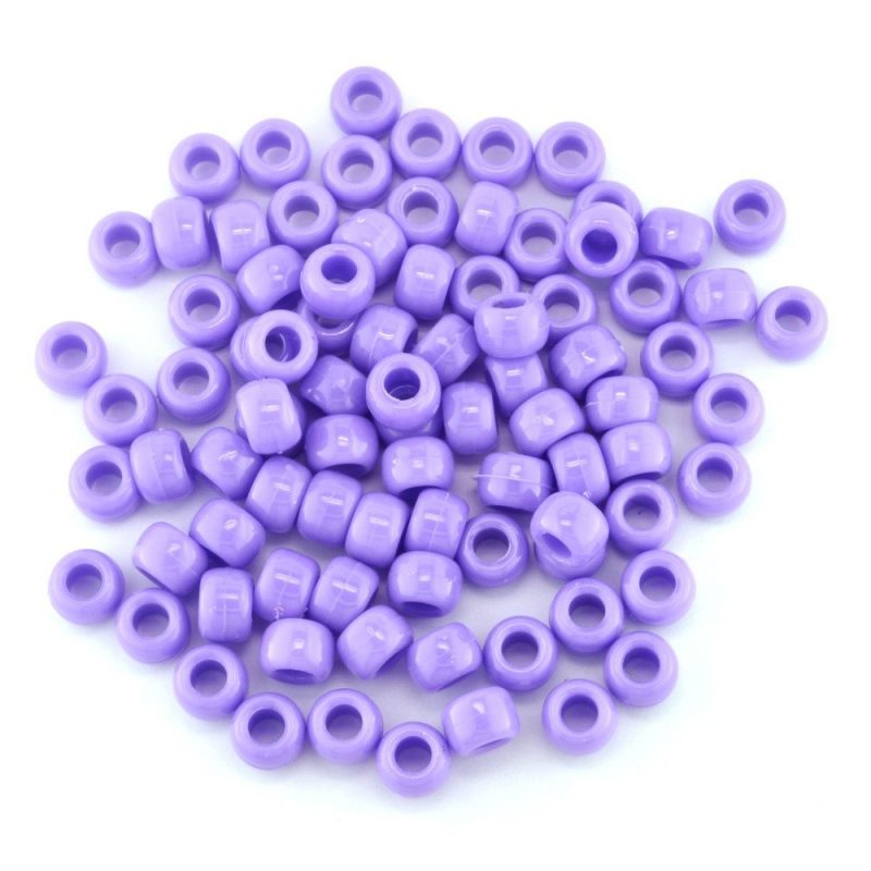 Opaque Pony Bead Lt Purple - Image 2