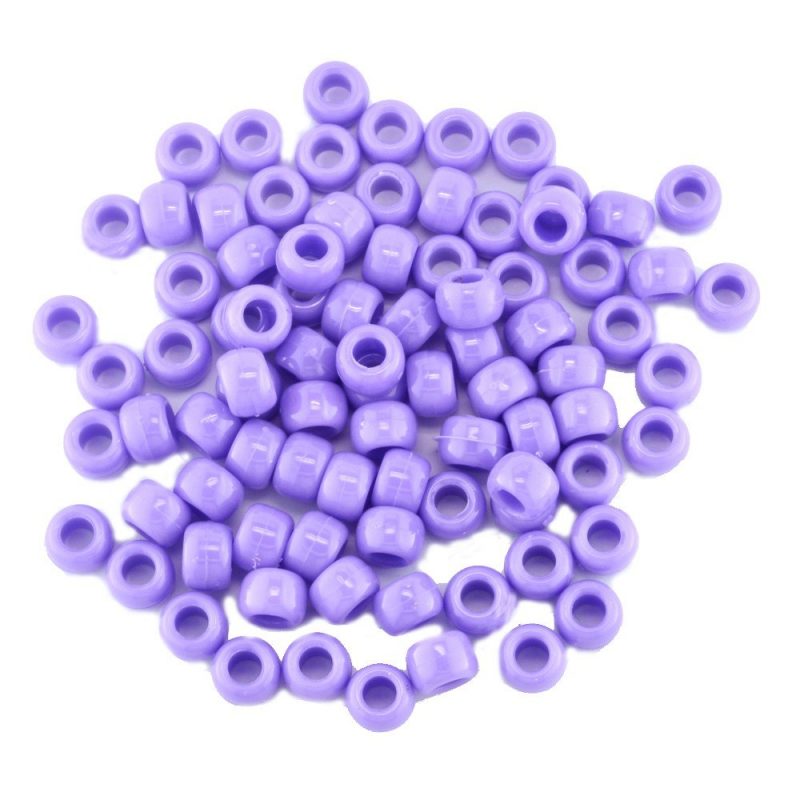 Opaque Pony Bead Lt Purple