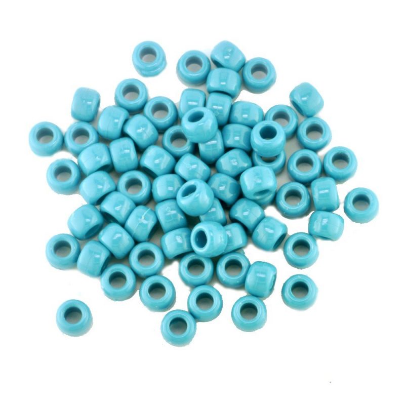 Opaque Pony Bead Turquoise