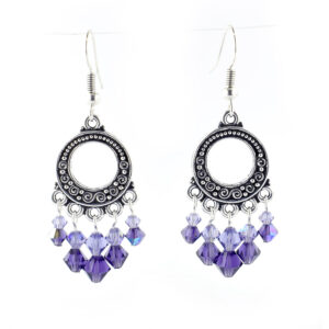 Purple Boho Earrings Kit