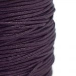 1mm Waxed Cotton Cord Purple - 100m