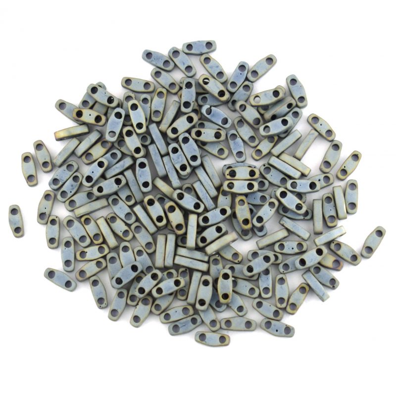 QTL2002 Matte Slate Grey Miyuki Quarter Tila Beads - Image 2