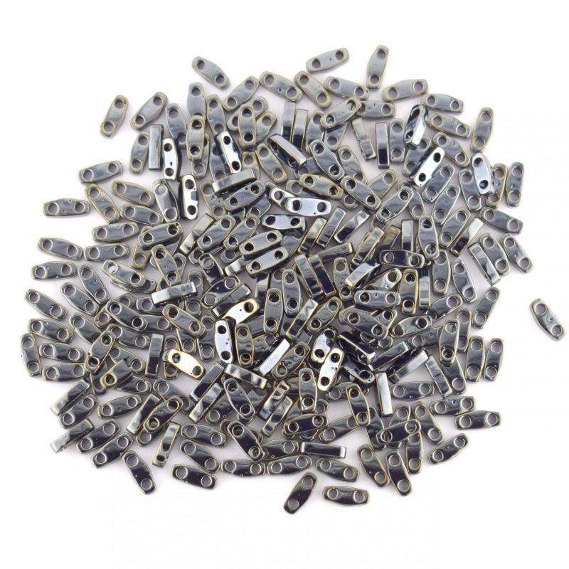 miyuki quarter tila bead - QTL464 haematite