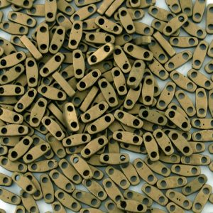 QTL2006 Matte Gold Miyuki Quarter Tila Beads