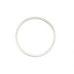 Quicklink Large Round Silver Plated