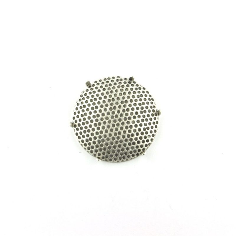 23mm Round Sieve Cabochon Antique Silver * - Image 2