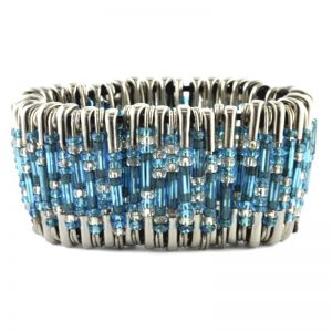 Safety Pin Bracelet Kit Turquoise