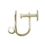 Ear Screw Clip Gold Plated