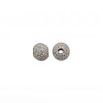 4mm Stardust Sparkle Bead Silver Plated