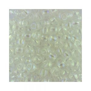 size 3 crystal ab glass seed beads