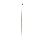 Ball Headpin 50mm Silver Plated