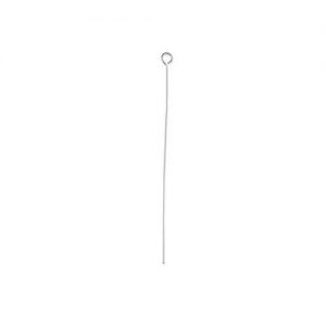 Silver plated eyepins for jewellery making