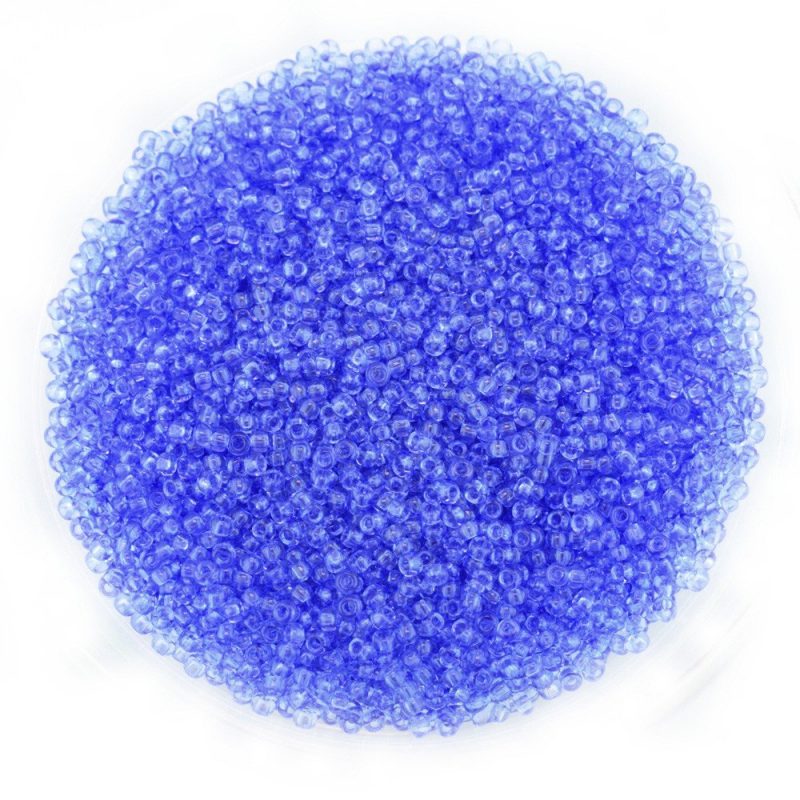 Size 11 Transparent Blue Preciosa Seed Beads