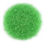 Size 11 Transparent Green Preciosa Seed Beads