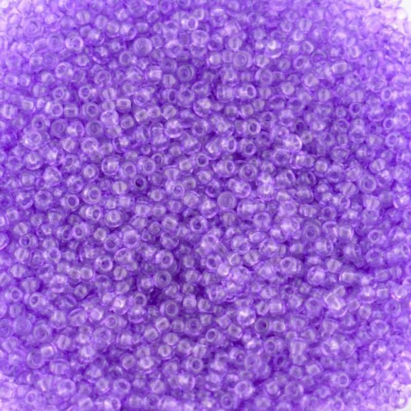 Size 11 Transparent Purple Preciosa Seed Beads