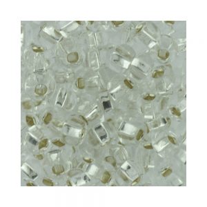 size 5 czech glass seed beads silver lined crystal