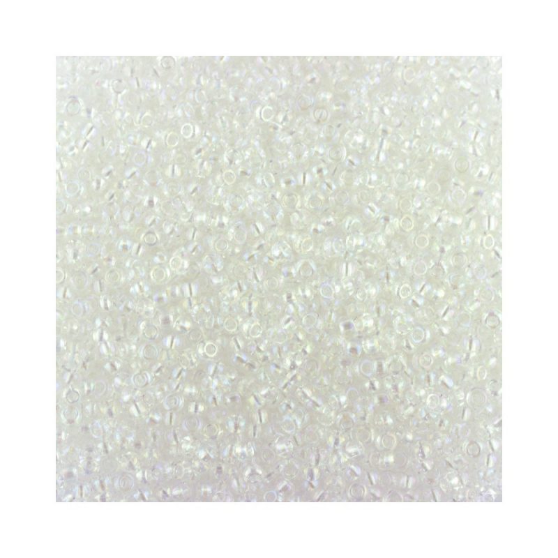 Size 11 Crystal AB Preciosa Seed Beads