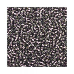 Size 11 Silver Lined Purple Preciosa Seed Beads