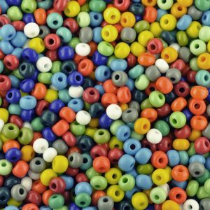 Size 5 Preciosa czech glass seed beads opaque mix