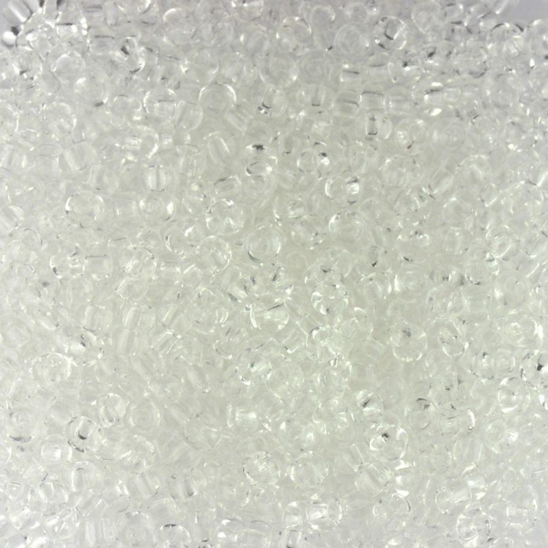 Size 8 Transparent Clear Crystal Seed Beads - Image 2