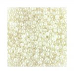 Size 8 Pearl Ivory Seed Beads from Preciosa in the czech republic